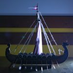 Viking hajó makett